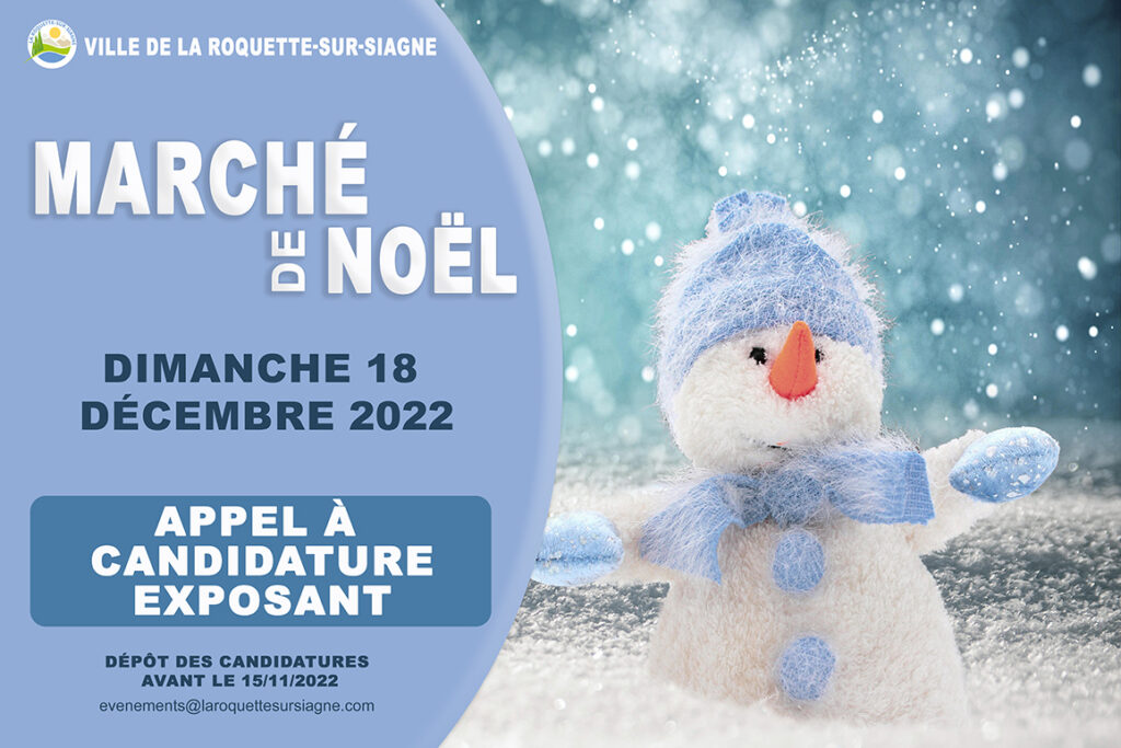 appel candidature marche de noel